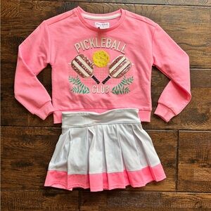 Tommy Bahama Active girls matching set pickle ball size extra small (4) NWOT